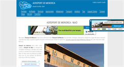 Desktop Screenshot of menorca-airport.com